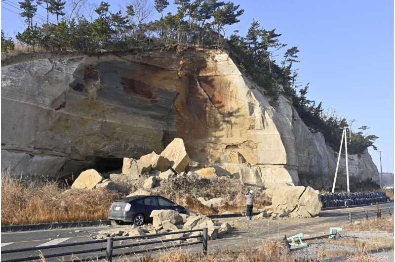 Strong Japan Earthquake Triggers Landslide; Minor Injuries Reported—Update