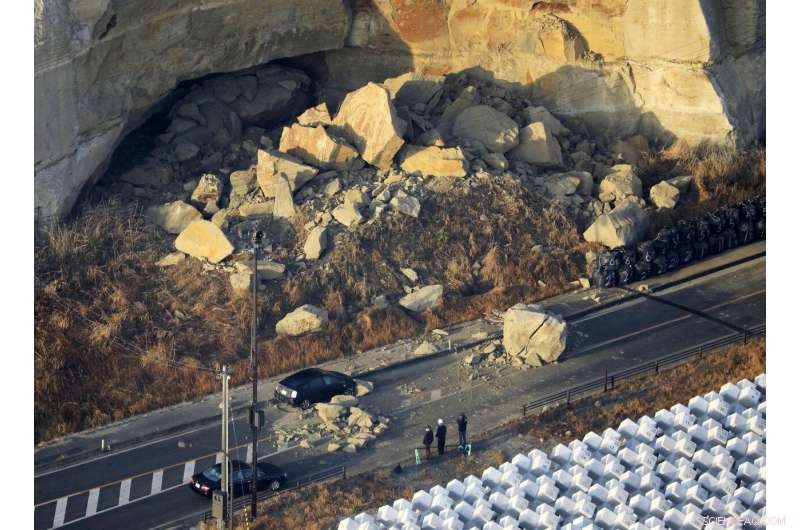 Strong Japan Earthquake Triggers Landslide; Minor Injuries Reported—Update