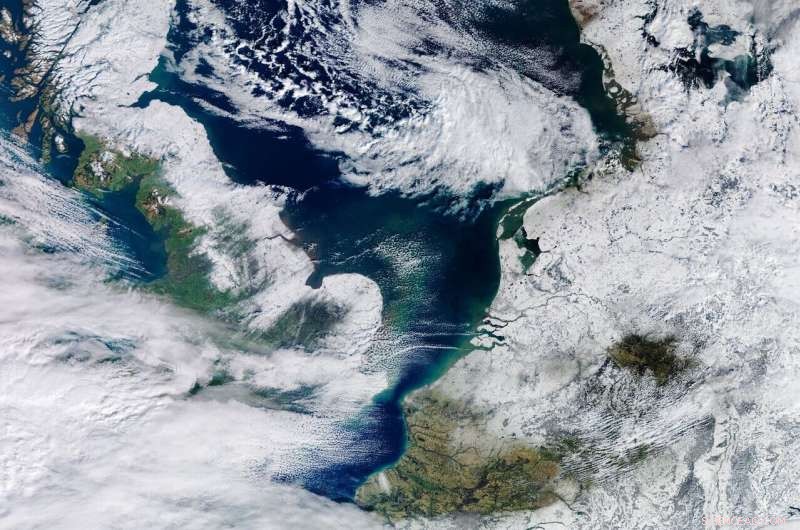 Netherlands in White: Sentinel‑3 Images Show Persistent Snow Cover