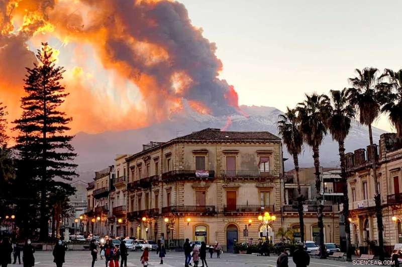 Sicilian Village Spearheads Clean-up Effort Following Mt. Etna Eruption