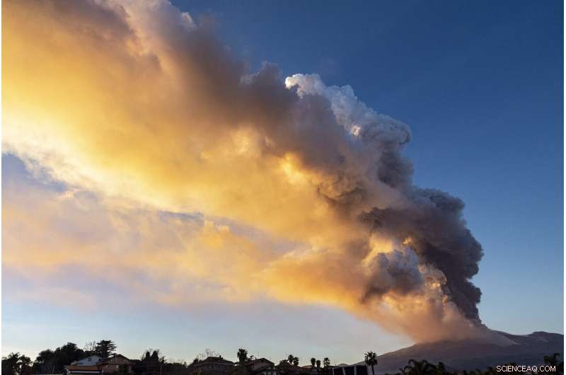 Sicilian Village Spearheads Clean-up Effort Following Mt. Etna Eruption