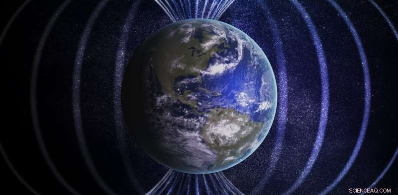 Collapse of Earth s Magnetic Field 42,000 Years Ago Triggered Abrupt Climate Shift