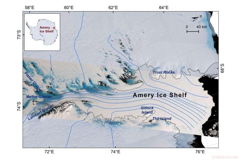 ICESat-2 Satellite Uncovers Precise Shape and Depth of Antarctic Ice Shelf Fractures