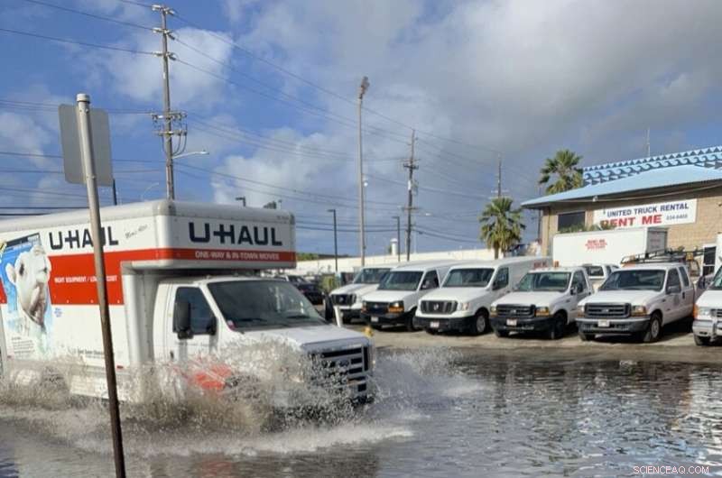 Sea-Level Rise Amplifies Wastewater Leakage into Coastal Waters