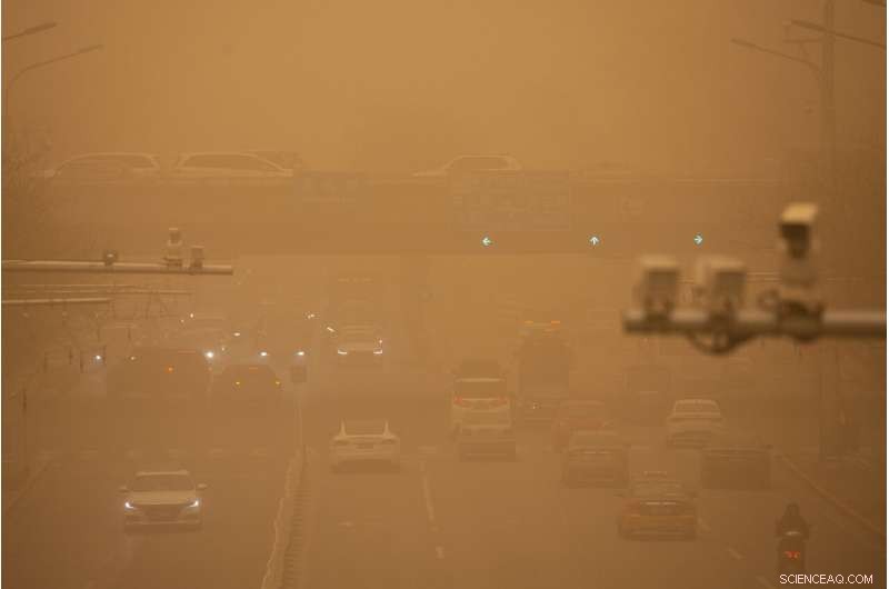 China’s Record Sandstorm Forces Flight Cancellations Across the Nation
