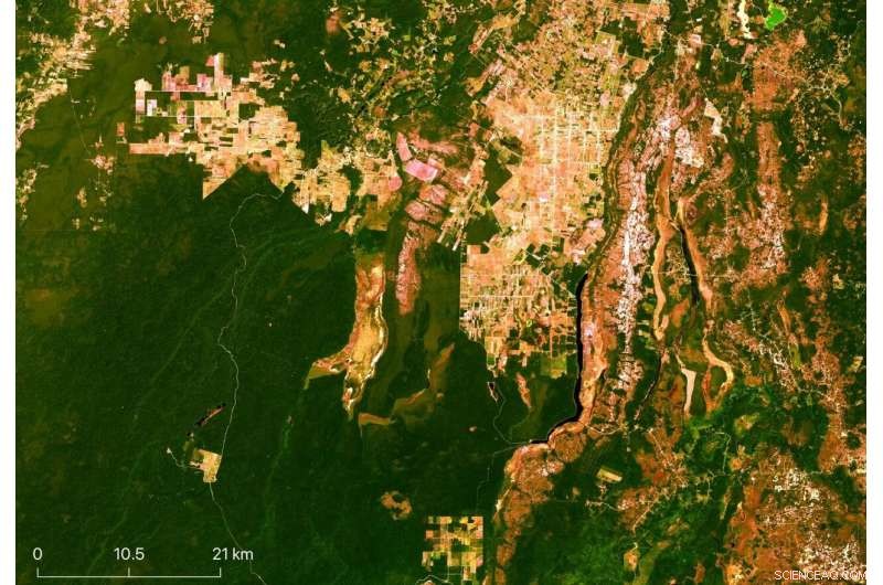 NASA Satellite Images Reveal Rapid Loss of Belize s Key Forests and Wetlands