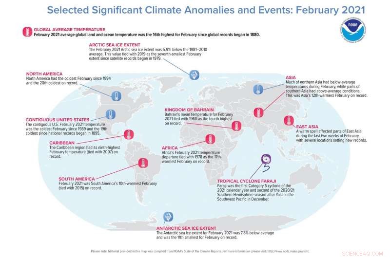 Earth Experienced Record-Low February Temperatures Since 2014