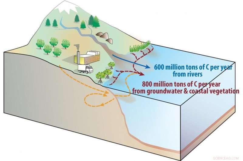 Carbon Flux to Oceans Doubles: New Research Reveals Twice the Amount from Land