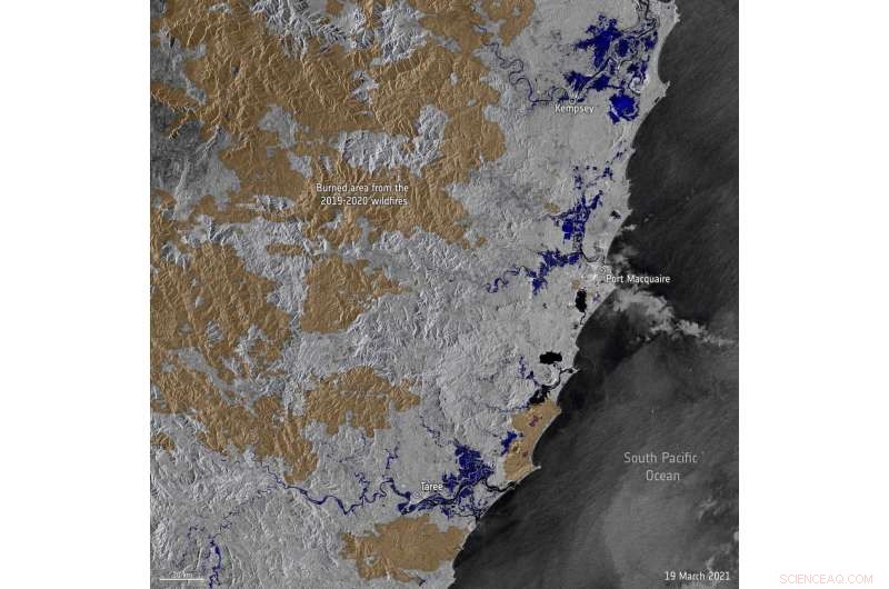 Satellites Capture Record Floods Across Australia