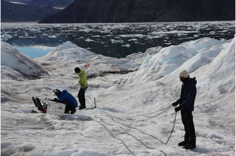 Unveiling Turbulent Plume Dynamics at Greenland Glacier Calving Fronts