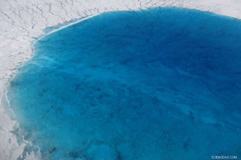 Winter Greenland Ice Sheet Lakes Drain Millions of Cubic Meters, Shaping Ice Dynamics