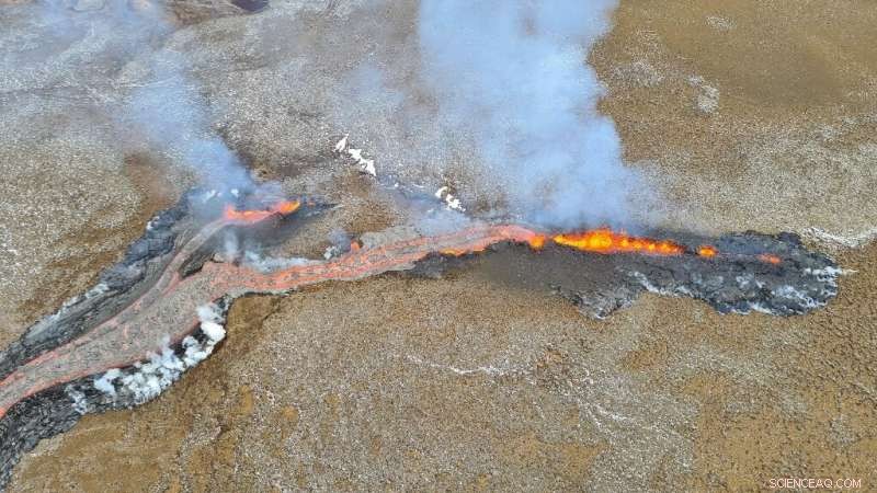Iceland Volcano Emits Third Lava Stream Amid Ongoing Eruption