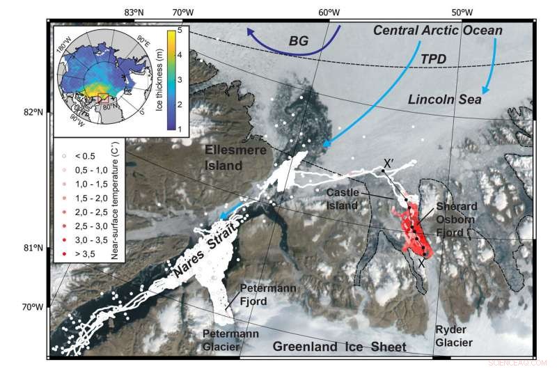 Thick Sea Ice Raises Temperatures in Greenland Fjords, New Study Shows