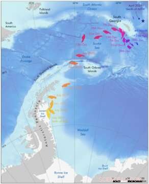 A-68 Giant Iceberg: Final Phase and Ecological Impact Assessment