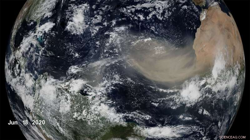 NASA Forecasts Reduced Saharan Dust Transport in Future Winds