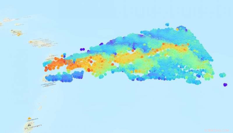 NASA’s Terra Satellite Maps La Soufrière Volcanic Ash Cloud in 3D
