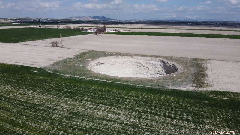 Sinkholes Threaten Turkey’s Wheat Heartland Amid Drought