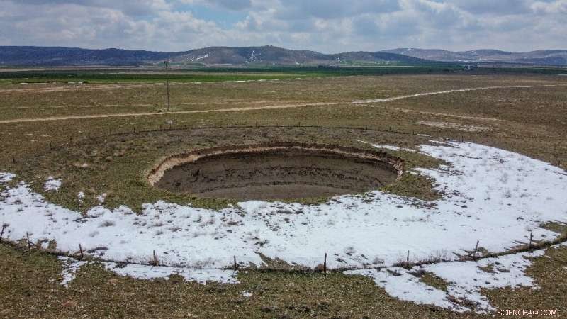 Sinkholes Threaten Turkey’s Wheat Heartland Amid Drought