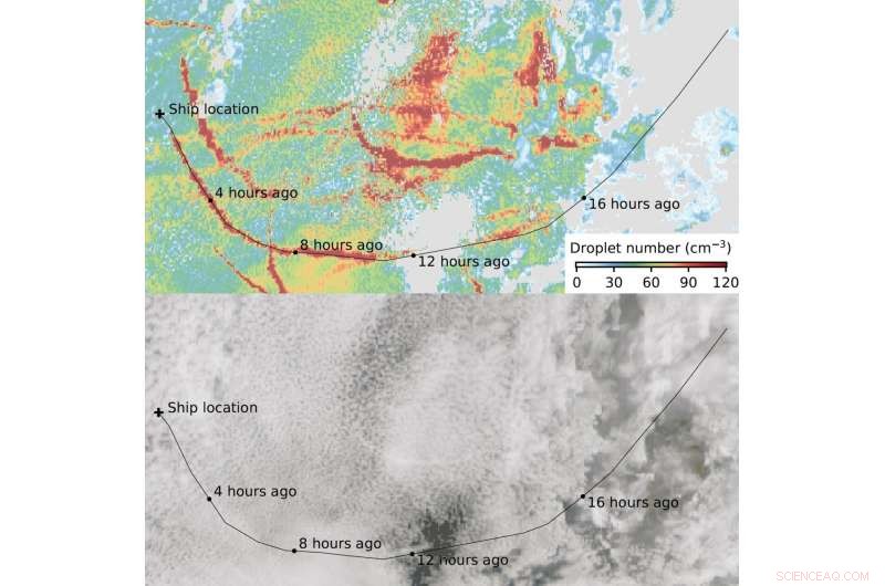 Ship Tracks Reveal Rapid & Delayed Aerosol Effects on Clouds