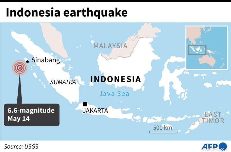 USGS Reports 6.6-Magnitude Earthquake Off Sumatra, Indonesia