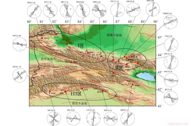 Anisotropic Zoning of the Upper Crust in the Tianshan Tectonic Belt