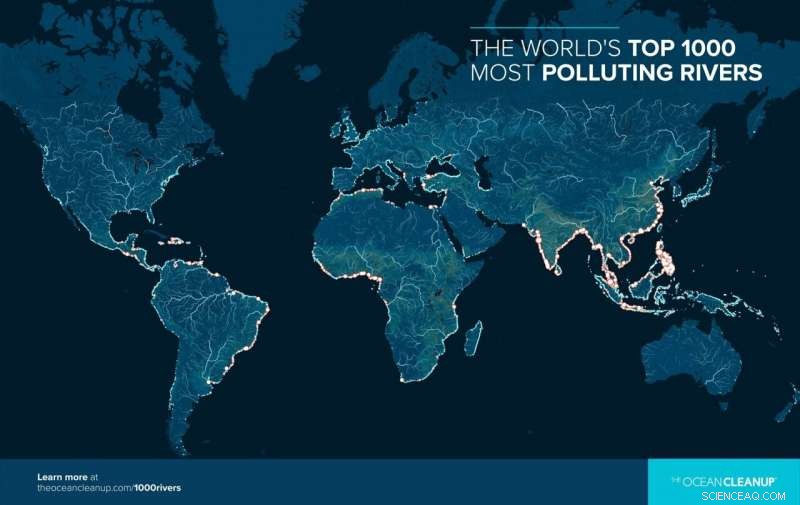 The 1,000 Rivers Delivering the Most Plastic Waste to Our Oceans
