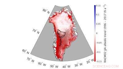 Greenland s Darkening Ice Sheet: Rising Temperatures as Snow Ages and Alters Shape