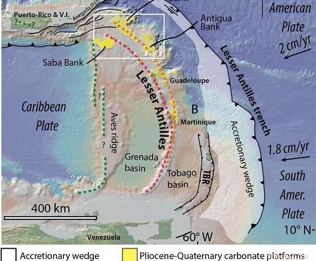 South American Fauna Reaches the Antilles: The Role of Giant Sunken Islands as a Natural Bridge