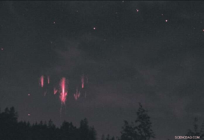 ESA s Swarm Satellites Capture Lightning Sprites Over Czech Republic