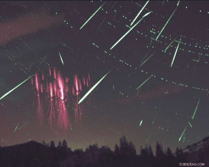 ESA s Swarm Satellites Capture Lightning Sprites Over Czech Republic