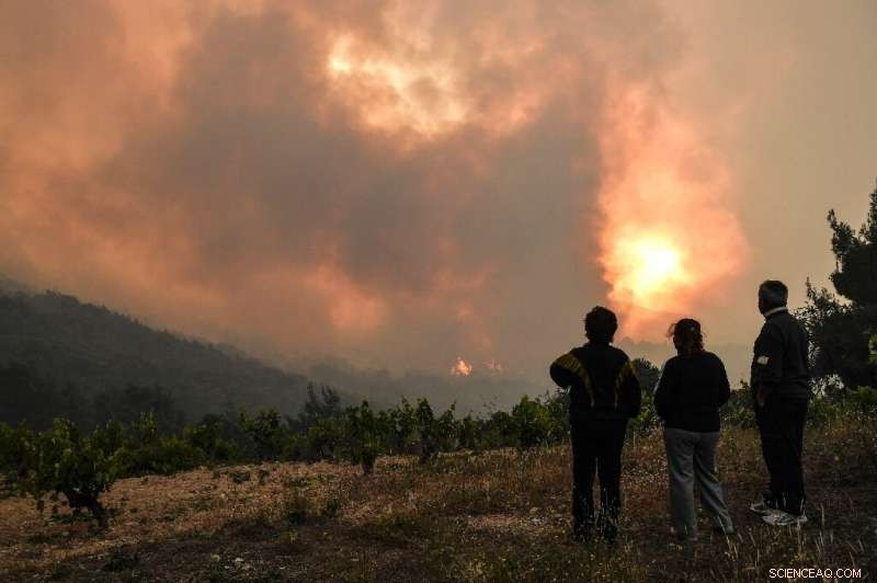 Greek Firefighters Intensify Efforts to Contain Forest Blaze After Two-Day Fight