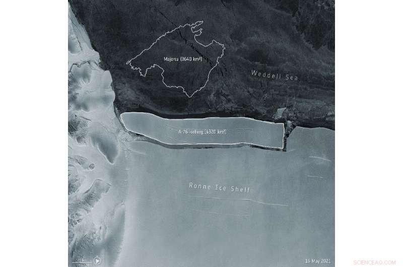 ESA Reports Breakoff of World s Largest Iceberg from Antarctica