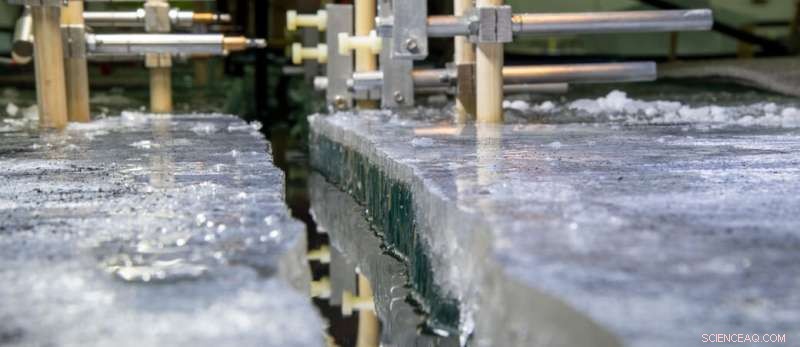 Scientists Discover Warm Ice Fractures Differently From Cold Ice