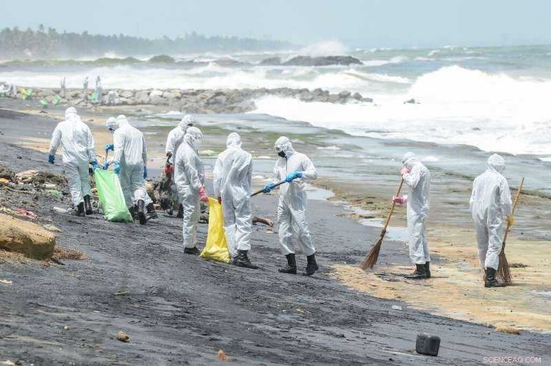 Sri Lanka Investigates Crew of Burning Cargo Ship Amid Major Marine Disaster