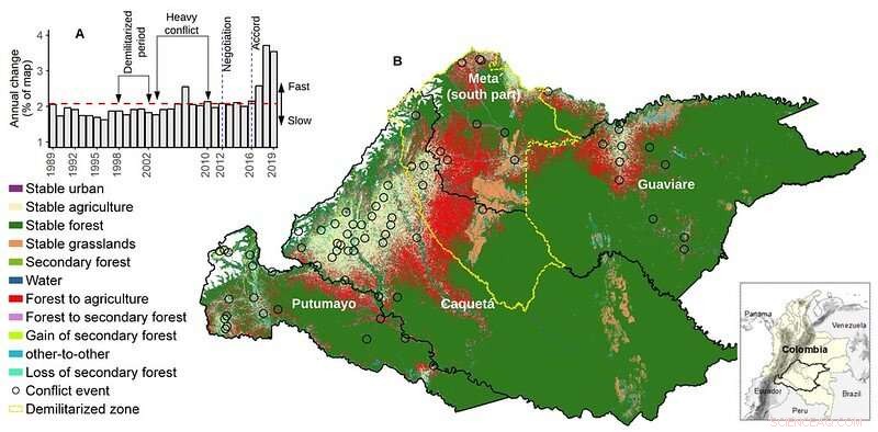 Colombia s Peace Deal Fuels Rapid Deforestation of Biodiverse Rainforest