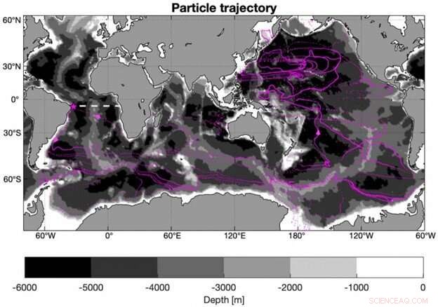 Tracing Atlantic Ocean Water Around the World: A Big Data Study