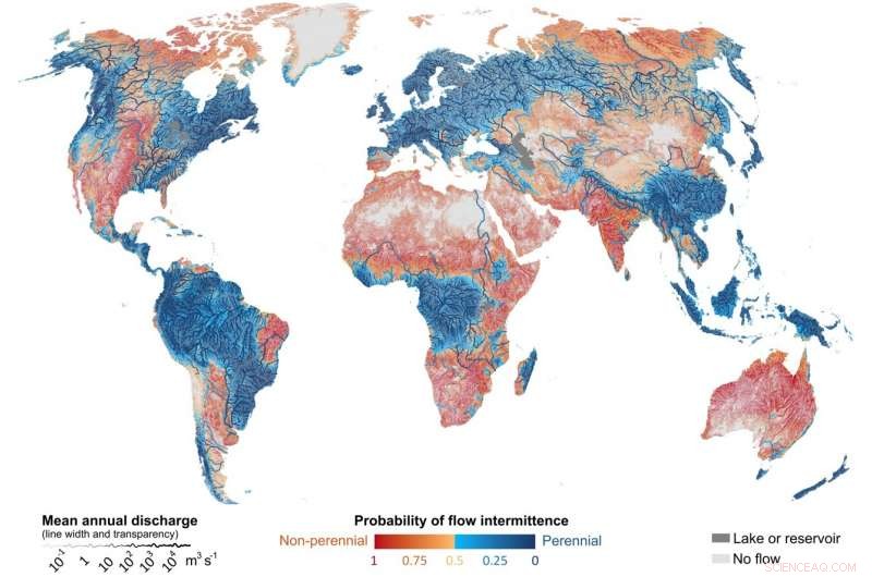 Over Half of Global Rivers Dry Up for at Least One Day Each Year