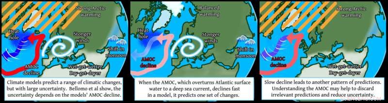 How Ocean Circulation Shapes Climate Prediction Uncertainties
