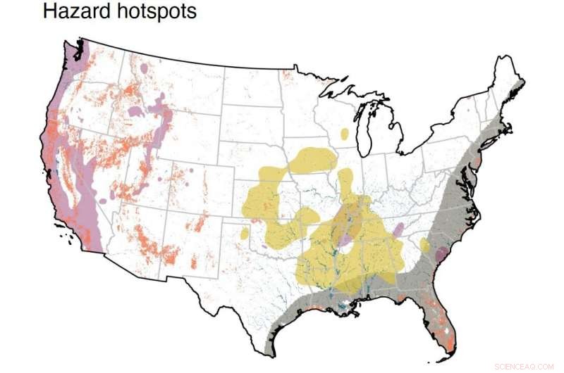 Study Finds 57% of U.S. Structures Threatened by Natural Hazards