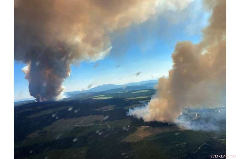 Canadian Wildfires Force Evacuation of 1,000 Residents Amid Heatwave