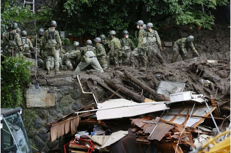 Japan Intensifies Search for Missing People After Mudslide in Atami Resort Town