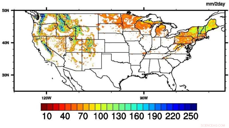 Charting Extreme Snowmelt: Spotting High-Risk Areas Across the U.S.