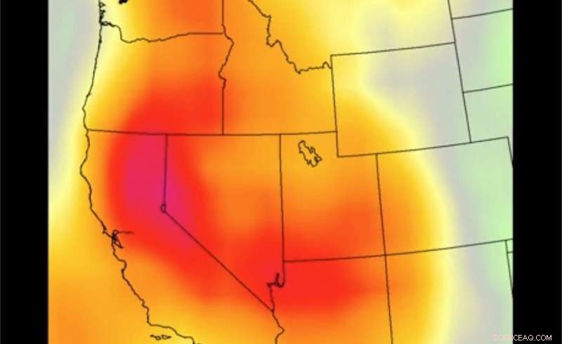 NASA Monitors Intense Heat Wave in the U.S. Southwest