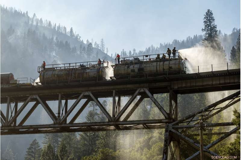 Massive California Wildfire Forces Evacuation and Cancels Popular Bike Trail