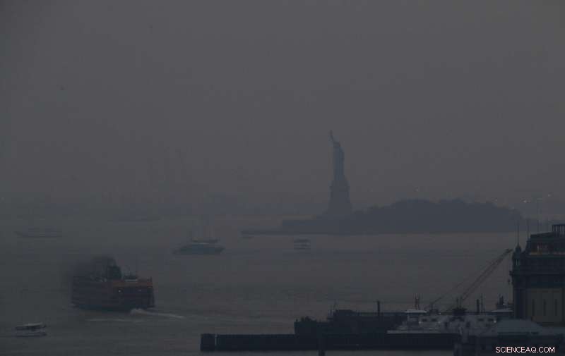 Wildfire Smoke Obscures East Coast Skies, Severely Impacting Air Quality