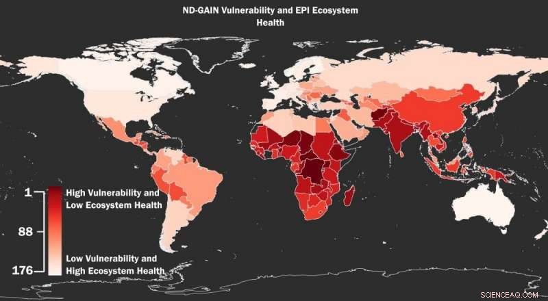 Global Study Maps Toxic Pollution and Climate Change Risk Distribution