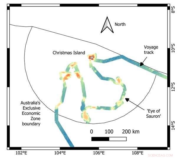 Newly Discovered Undersea Volcano Near Christmas Island Mirrors Eye of Sauron