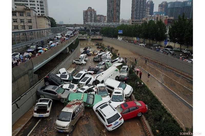 Central China Villagers Evacuated as Typhoon-Triggered Floods Ravage the Region