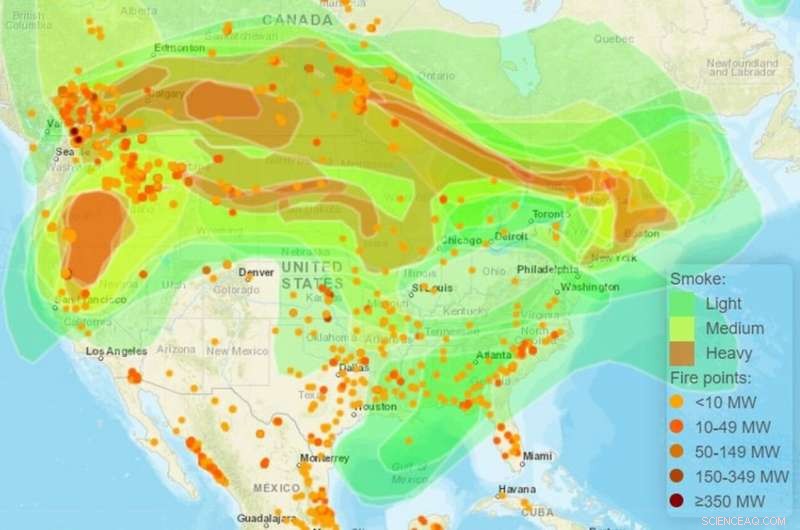 Severe Wildfire Smoke Threatens Public Health Across New England
