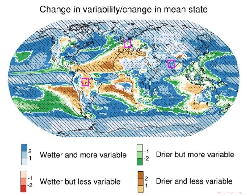 Climate Warming Increases Rainfall Variability